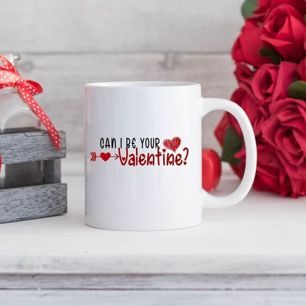 Coffee Mug, White Mug, Funny Valentines Mug, Valentines Day - Inspire Uplift