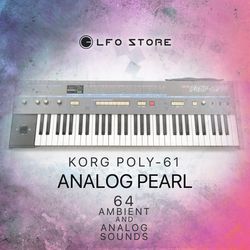 korg poly 61 "analog pearl" 64 custom presets