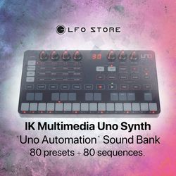 IK Multimedia Uno Synth – "Uno Automation" Soundset
