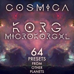 korg microkorg xl/xl plus "cosmica" 64 ambient presets