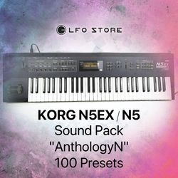 KORG N5EX/N5 Sound Pack "Anthology N" sound bank 100  patches!