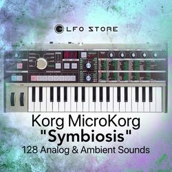 korg microkorg/korg ms-2000 "symbiosis" 128 organic presets