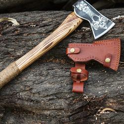 handmade viking carbon steel tomahawk axe hatchet axe