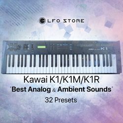 kawai k1/k1m/k1r "best analog & ambient sounds" 32 presets