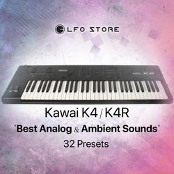 kawai k4/k4r "best analog & ambient sounds" 32 presets