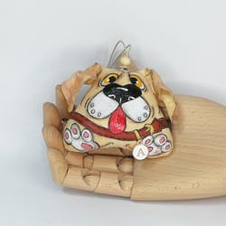 yellow labrador ornament, gift for golden retriever lovers, dog mom present, pet memorial gift