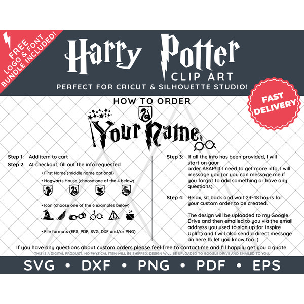 Harry Potter Custom Names by SVG Studio Thumbnail2.png