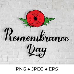 remembrance day calligraphy lettering