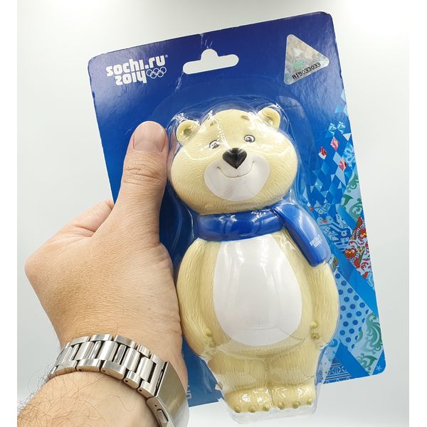 11 Official Mascot Polar Bear Rubber Souvenir Olympic Games Sochi 2014.jpg