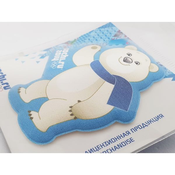 6 Official Mascot Polar Bear FRIDGE MAGNET Souvenir Winter Olympic Games Sochi 2014.jpg