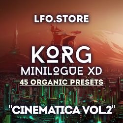 korg minilogue xd "cinematica vol.2"  45 organic presets