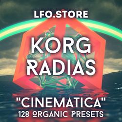 korg radias "cinematica" - 128 organic presets