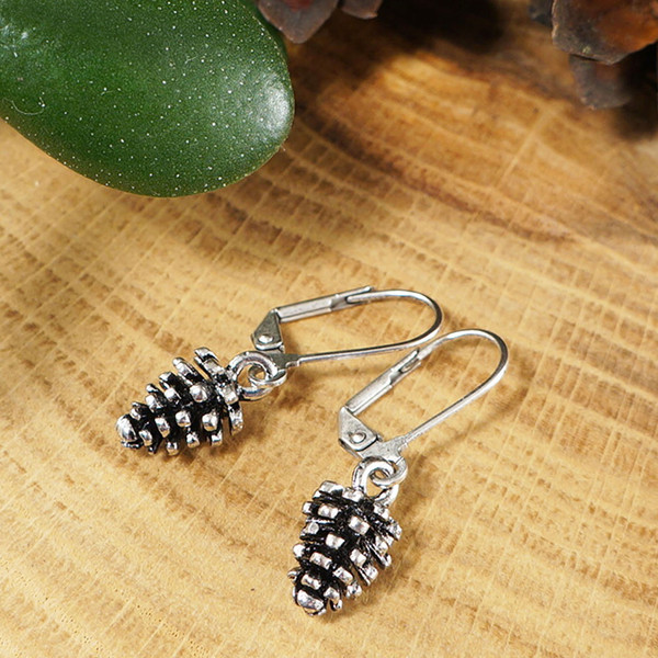 silver-pine-cone-earrings