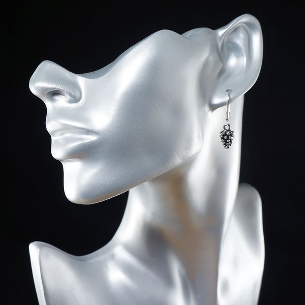 handmade-silver-pine-cone-dangle-earrings