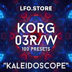korg 03 r/w "kaleidoscope" 100 cinematic presets