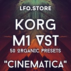 korg m1 vst "cinematica" soundset 50 organic presets