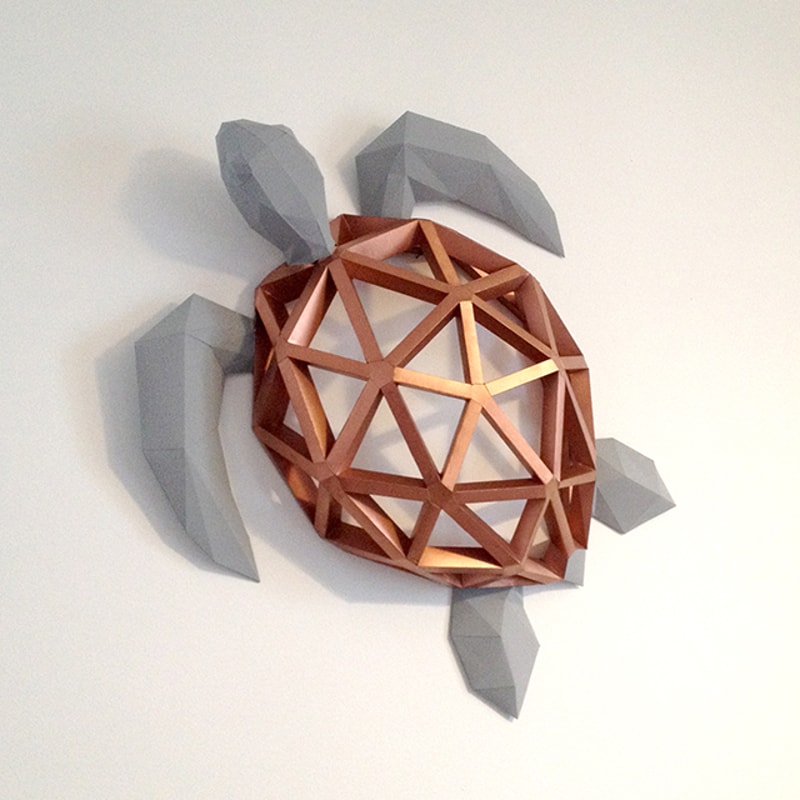 Sea turtle papercraft | Inspire Uplift