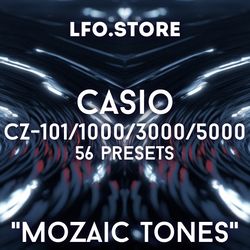 Casio CZ-101/1000/3000/5000 - "Mozaic Tones" Soundset