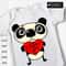 Valentine Panda with heart shirt design .jpg
