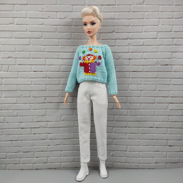 Barbie jeans and clown sweater.jpg