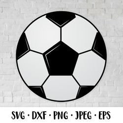 Soccer ball SVG cut file. Sports SVG