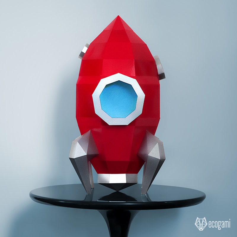 Papercraft A Rokets Rocket papercraft | Inspire Uplift