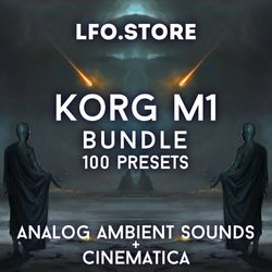 korg m1 "analog ambient sounds  cinematica bundle" 100 presets