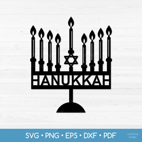 menorah-with-candles-and-word-hanukkah