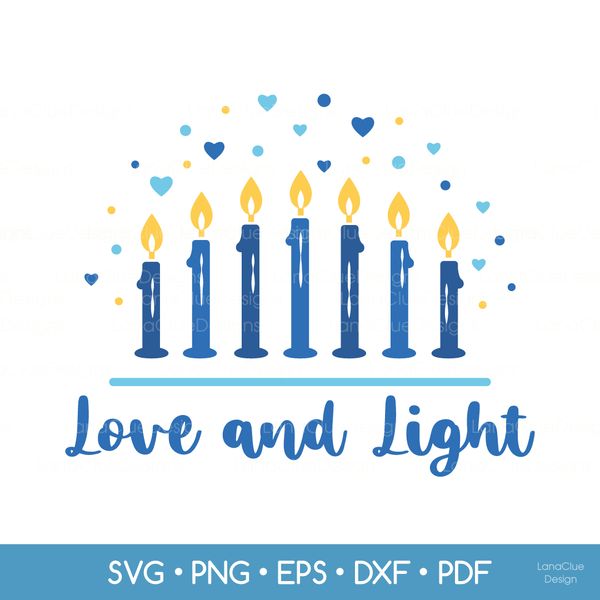 seven-candles-with-words-love-and-light