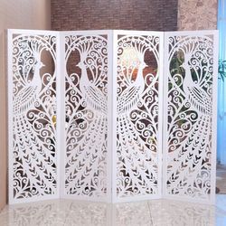 Digital Template Cnc Router Files Cnc Room Divider Files for Wood Laser Cut Pattern