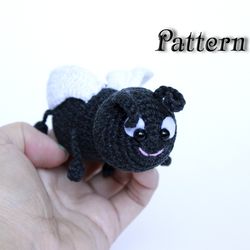 Crochet fly pattern cute amigurumi toy, easy pattern crochet fly, crochet fly stuffed animal, amigurumi little fly