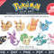 Pokemon Eeveelutions Illustrations by SVG Studio Thumbnail2.png