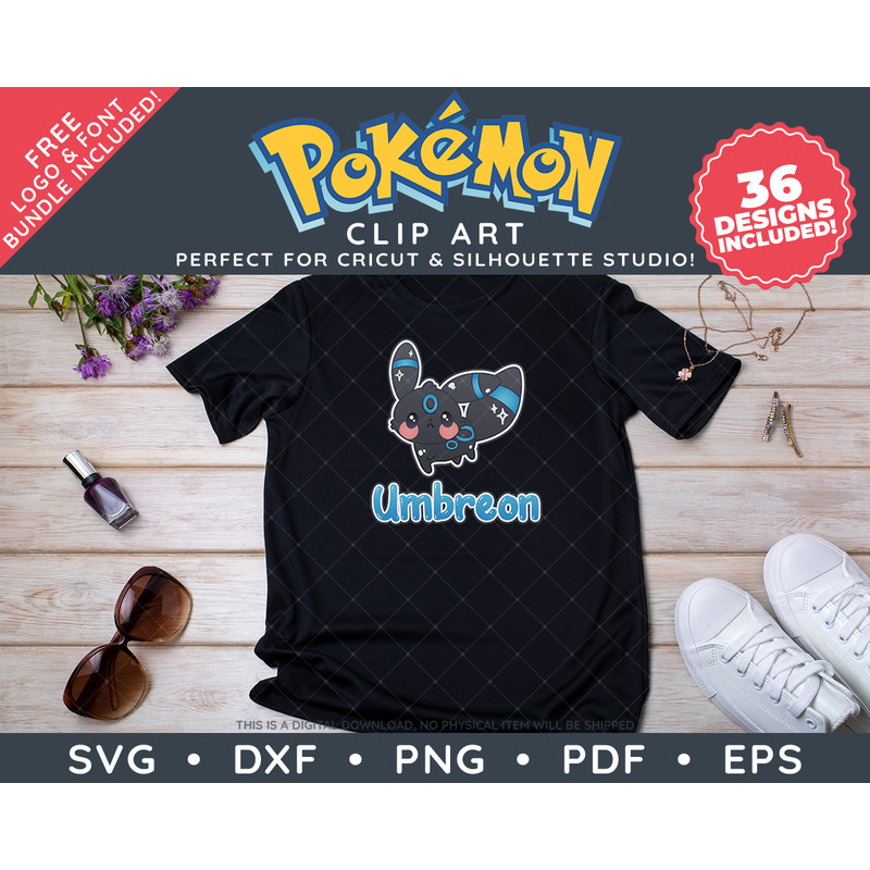 Pokemon Eeveelutions Illustrations by SVG Studio Thumbnail8.png