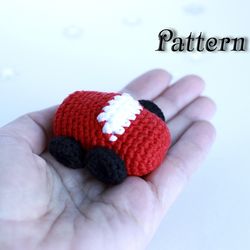 Crochet pattern amigurumi car, crochet car toy download