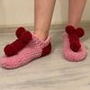 easy crochet pattern funny plush toy crochet penis dick set slippers 27.jpeg