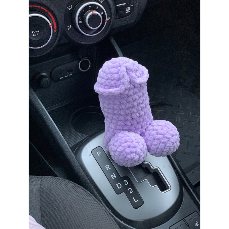 easy crochet pattern funny plush toy crochet penis dick shift knob 4.jpeg