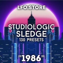 studiologic sledge - "1986" soundset - 130 presets