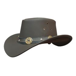 Western Cowboy Cow Leather Hat