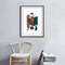 A set of three prints in an abstract style that you can download