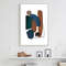 A set of three prints in an abstract style that you can download