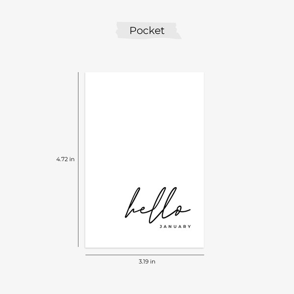 pocket printable monthly dashboard