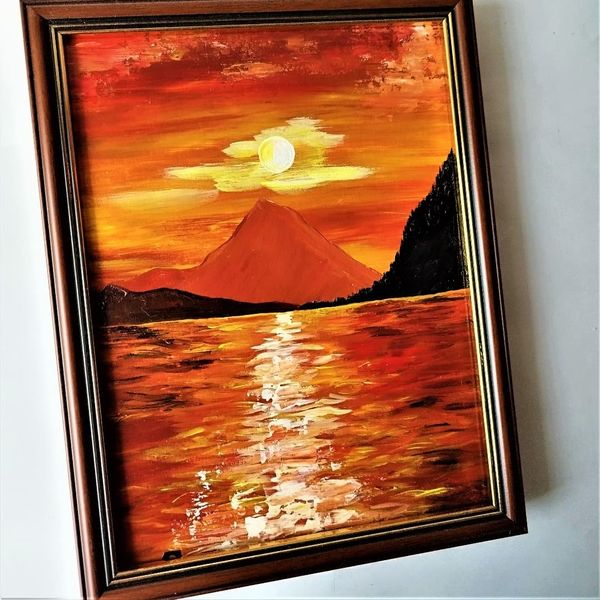 Handwritten-sunset-landscape-on-the-lake-by-acrylic-paints-3.jpg