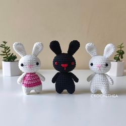 Crochet Pattern Little Bunny, PDF Digital Download, Amigurumi Little Bunny