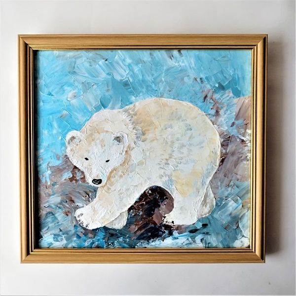 Handwritten-portrait-of-a-polar-bear-by-acrylic-paints-4.jpg