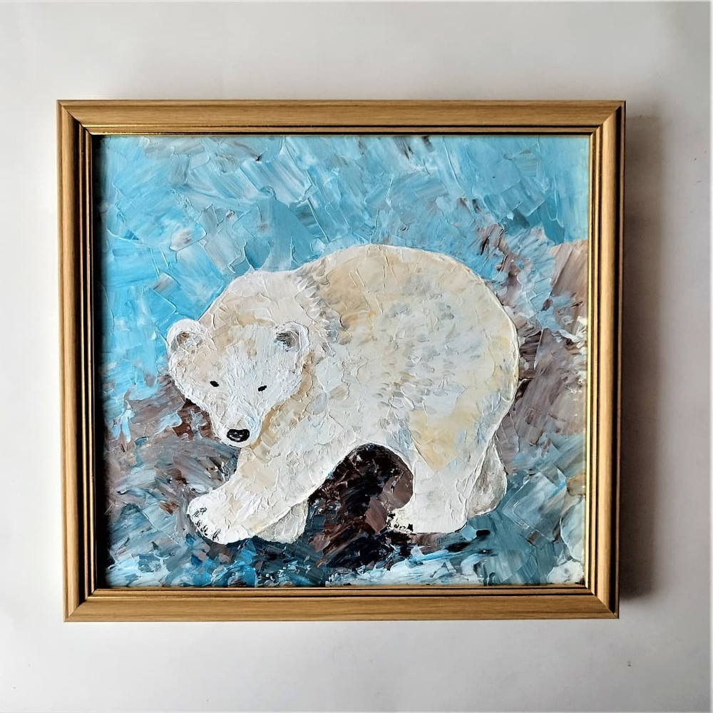 Handwritten-portrait-of-a-polar-bear-by-acrylic-paints-9.jpg