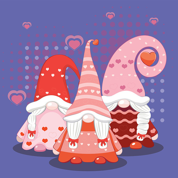 Three valentine gnome girls6.jpg