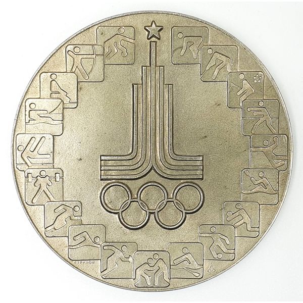 2 Memorable Table Medal Bear MISHA mascot Olympic Games Moscow 1980.jpg