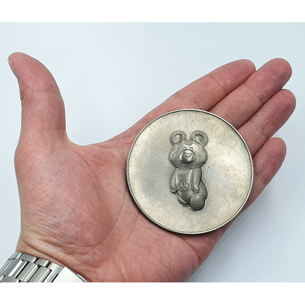 11 Memorable Table Medal Bear MISHA mascot Olympic Games Moscow 1980.jpg