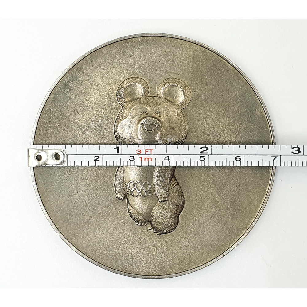 12 Memorable Table Medal Bear MISHA mascot Olympic Games Moscow 1980.jpg