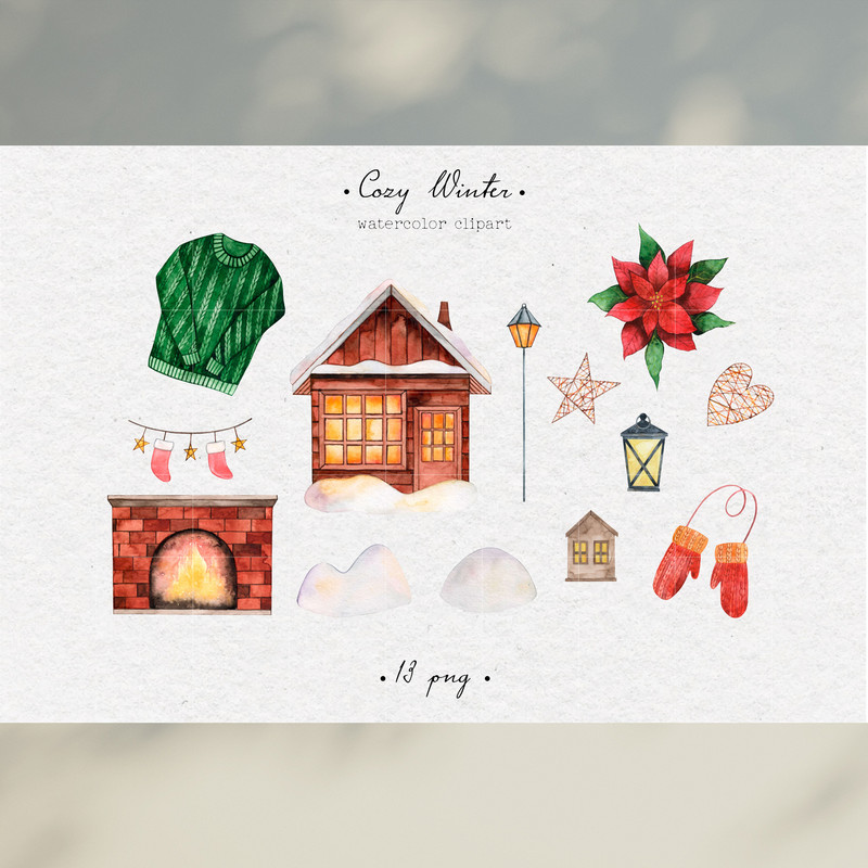 Watercolor Christmas Clipart 1.jpg